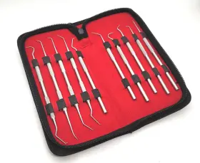 A2z Scilab 680750636744 Set Of 10 Stainless Steel Precision Micro Probe Combo 5.5 Inch- 6 Inch Ov