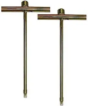 Aemc 2135.39 T-shaped Auxiliary Ground Rod Electrode Set Of 2 14.5 Inch Aemc 2135.39 T-shaped Auxiliary Ground Rod Electrode Set Of 2 14.5 Inch