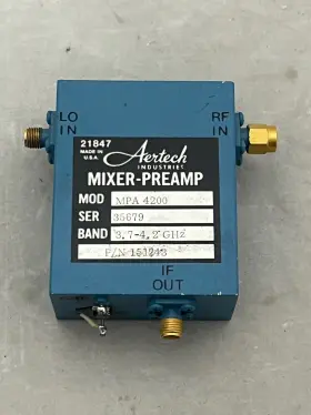 Aertech Industries 151243 Mixer-preamp Mpa 4200 - Band 3.7-4.2 Ghz Pn