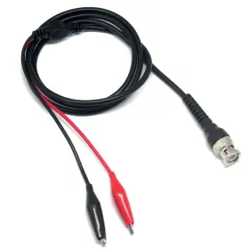 Aidetek 2bnc-p1012 2pcs Bnc To Alligator Test Clip Leads 80cm Cable 4 Fluke Dmm Tester Aidetek 2bnc-p1012 2pcs Bnc To Alligator Test Clip Leads 80cm Cable 4 Fluke Dmm Tester