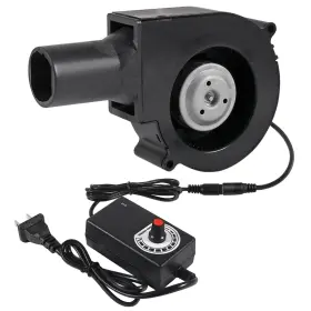 Aitiao 687117749819 Bbq Blower Fan 12v 97mm X 33mm With 120v 240v Ac Plug Variable Small Black Aitiao 687117749819 Bbq Blower Fan 12v 97mm X 33mm With 120v 240v Ac Plug Variable Small Black