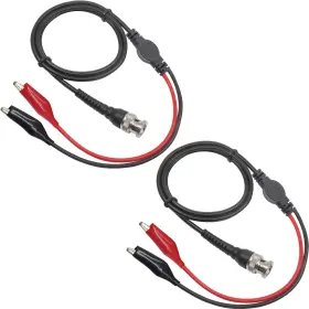 Amadget 664111844931 Bnc Q9 To Double Alligator Clip Test Cable Probe Leads Oscilloscope Black Amadget 664111844931 Bnc Q9 To Double Alligator Clip Test Cable Probe Leads Oscilloscope Black