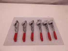 Amf 6841-2 Lot Of 6 Push Pull Clamp T81397 Amf 6841-2 Lot Of 6 Push Pull Clamp T81397