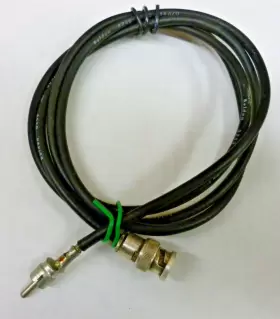 Amphenol 74868 88/u Ug Bnc Male Connector / Rca Connector/ 55 Inch Belden Cable