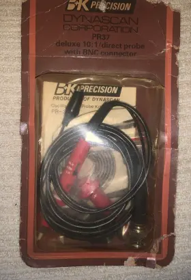 B&k Precision Pr37 B&k Bk Oscilloscope Probe Bnc Passive 1x 10x 300v Pr-37 Vtg B&k Precision Pr37 B&k Bk Oscilloscope Probe Bnc Passive 1x 10x 300v Pr-37 Vtg