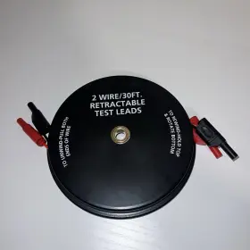 Balde S3dprinting 30bp 30 Ft Retractable Test Leads 2-wire With 4mm Banana Plugs 18awg