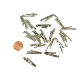 Belkin Tt3-422 20 Non-insulated Steel Mini Alligator Clip Gator Clips 1/4 Inch Jaw Opening Clamps Belkin Tt3-422 20 Non-insulated Steel Mini Alligator Clip Gator Clips 1/4 Inch Jaw Opening Clamps