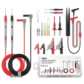 Binta Btn007 25-piece Silicone Multimeter Leads Kit Cat 1000v 20a With Replaceable Test