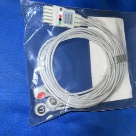 Cables And Sensors Ldt5-90s0 Reusable Ecg Monitor Lead Wire For Datascope Style Aha Snap 0.9m Lab5-90s0 New Cables And Sensors Ldt5-90s0 Reusable Ecg Monitor Lead Wire For Datascope Style Aha Snap 0.9m Lab5-90s0 New