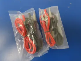 Cal Test Ct3982b-120 Probe Leads With Hooks Ul 120cm B/r Pair Lock Cap