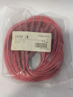 Cal Test Electronics Ct2307-150-2 2mm Dmm Probe 4mm Sheathed Plug Red 10 Pk Cal Test Electronics Ct2307-150-2 2mm Dmm Probe 4mm Sheathed Plug Red 10 Pk