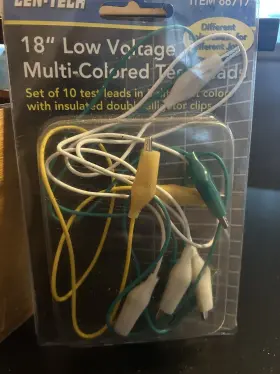 Cen Tech 792363667173 Cen-tech 18 Inch Low Voltage Multi-colored Test Leads Set Of 10 In 5 Colors New Cen Tech 792363667173 Cen-tech 18 Inch Low Voltage Multi-colored Test Leads Set Of 10 In 5 Colors New