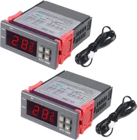 Coliao Coliao-stc-1000 2pcs Stc-1000 Dc 24v 10a Digital Led Temperature Controller Cooling Heating Coliao Coliao-stc-1000 2pcs Stc-1000 Dc 24v 10a Digital Led Temperature Controller Cooling Heating