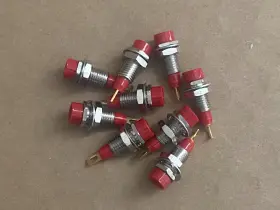 Concord Ms16108-2c Test Jack Panel Mount 0.080 Inch Threaded Turret 10a Red 9pcs Concord Ms16108-2c Test Jack Panel Mount 0.080 Inch Threaded Turret 10a Red 9pcs