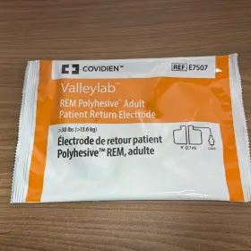 Covidien E7507/e7510-25/e7512 E7507 Rem Polyhesive Adult Patient Return Electrode 2027 Exp