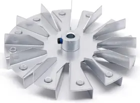 Criditpid Psbb320502221 Replacement 3-20-502221 Double Paddle Exhaust Fan Blade No Silver