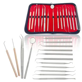 Cynamed Dtk-15 15-piece Stainless Steel Micro Precision Probe Set Straight Single Short D