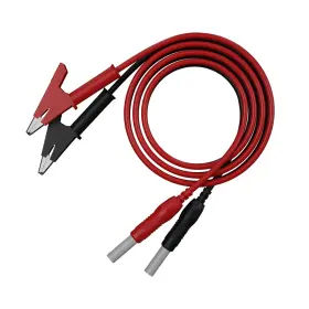 Czjzdz J.70019b 2pcs Banana To Alligator Clips Test Lead Safety Type Cable Line Wire Retractable