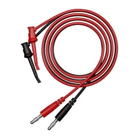 Czjzdz J.70057a 2pcs Banana Plug To Test Hook Clips Lead Cable Line Wire 4mm Fo Czjzdz J.70057a 2pcs Banana Plug To Test Hook Clips Lead Cable Line Wire 4mm Fo