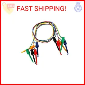 Dahszhi 744110141863 Testing Hook Clip Probe Test Leads Electronics Silicone 50cm/19.7inch