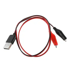 Dgzzi Cctwire-50-1 Crocodile Clamps Test Wire 50cm/19.69inch Double Alligator Clips To Dgzzi Cctwire-50-1 Crocodile Clamps Test Wire 50cm/19.69inch Double Alligator Clips To