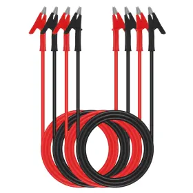 Diitao Z08048-6 4pcs Dual Ended Crocodile Alligator Clips Test Leads Wir Diitao Z08048-6 4pcs Dual Ended Crocodile Alligator Clips Test Leads Wir
