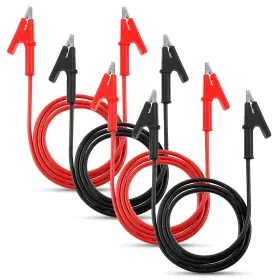 Divina Vitae 656165 4pcs 14 Gauge Alligator Clips With Wires For Multimeter 15a Jumper Hea Divina Vitae 656165 4pcs 14 Gauge Alligator Clips With Wires For Multimeter 15a Jumper Hea