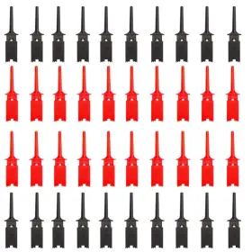 Diyhz 10021-40 40pcs Mini Smd Ic Test Hook Clip Grabbers Probe Jumper For Electronic Experiment