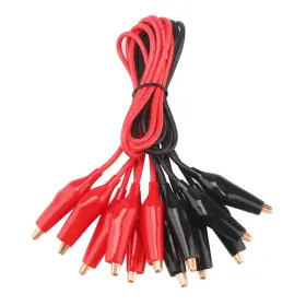 Drok 2001802001 Jumper Wires With Alligator Clips Electrical - 6pcs 45mm Large Pure Copper 19 Drok 2001802001 Jumper Wires With Alligator Clips Electrical - 6pcs 45mm Large Pure Copper 19
