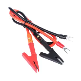 Drok Fba200727 Copper Alligator Clips Electrical Test Leads With Fork Term Drok Fba200727 Copper Alligator Clips Electrical Test Leads With Fork Term