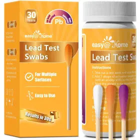 Easy Home Ezlt-s-30 Lead Test Kit 30 Rapid Testing Swabs With Second Easy Home Ezlt-s-30 Lead Test Kit 30 Rapid Testing Swabs With Second