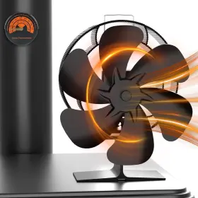Easywave Hl-300c1 Oscillating Wood Stove Fan Fireplace With Black Easywave Hl-300c1 Oscillating Wood Stove Fan Fireplace With Black