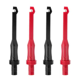 Eeekitonline 600609571736 4pcs Test Lead Kit Power Probe Wire 4mm Piercing Clip Tool Automotive Multimeter