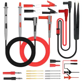 Eeekitonline 655887837494 21pcs Multimeter Test Lead Kit Electrical Alligator Clip Probe Plug Set Eeekitonline 655887837494 21pcs Multimeter Test Lead Kit Electrical Alligator Clip Probe Plug Set