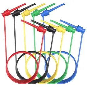 Ekieudl 445005786758 5-piece Dual Ic Series 50cm Silicone Test Leads 20 Awg Electronic Testing Hook C Ekieudl 445005786758 5-piece Dual Ic Series 50cm Silicone Test Leads 20 Awg Electronic Testing Hook C