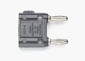 Electronics Mdp-s-0 Double Banana Plug With Shorting Bar Black