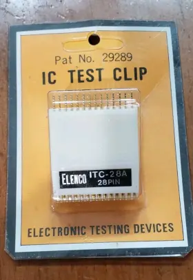 Elenco Itc-28a - 28 Pin Dip Ic Test Clip New Elenco Itc-28a - 28 Pin Dip Ic Test Clip New