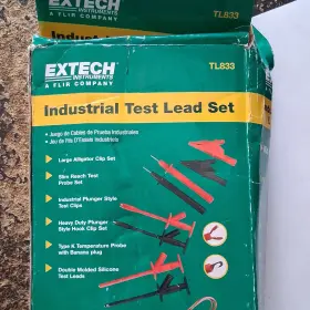 Extech Tl833 Industrial Test Lead Set 11-piece Cat Iii 1000v Silicone