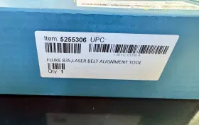 Fluke 5255306 835 Laser Belt Alignment Tool Black Case
