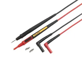 Fluke 971472904830 Tl175e Twistguard Double Insulated Silicone Test Lead Set With Removabl