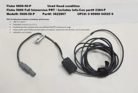 Fluke Calibration 5606-50-p Full Immersion Prt Probe / Includes Info-con Part# 2384-p Fluke Calibration 5606-50-p Full Immersion Prt Probe / Includes Info-con Part# 2384-p