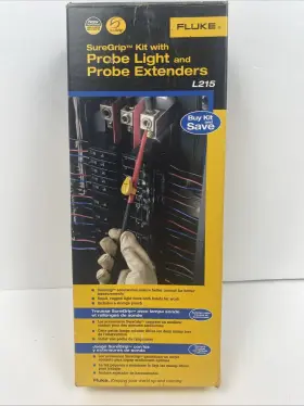 Fluke Fluke-l215 L215 Suregrip Kit With Probe Light And Extender New