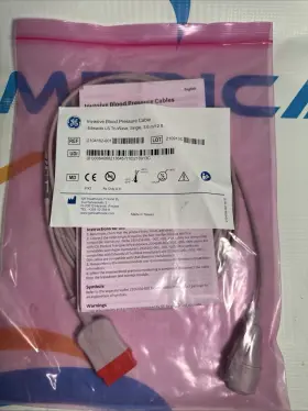 Ge 202104162-001 Invasive Blood Pressure Cable Edwards Truwave Transducers Ref