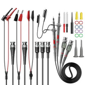 Goupchn Ckt014 Universal Oscilloscope Probes With Accessories Kit 100mhz 1x 10x 2 Pack