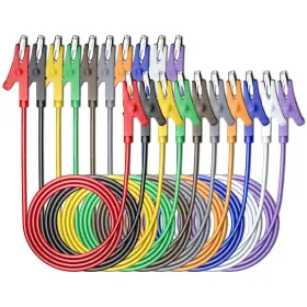 Goupchn P1025-10c-100 10pcs Alligator Clips Electrical Test Leads Dual Ended Crocodile Jumper Goupchn P1025-10c-100 10pcs Alligator Clips Electrical Test Leads Dual Ended Crocodile Jumper