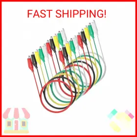 Goupchn P1025 10pcs Alligator Clips Electrical Test Leads Dual Ended Crocodile J Goupchn P1025 10pcs Alligator Clips Electrical Test Leads Dual Ended Crocodile J