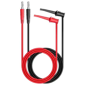 Goupchn P1039b 4mm Banana Plug To Test Hook Clips Leads Copper Soft Cable Wires For Multim