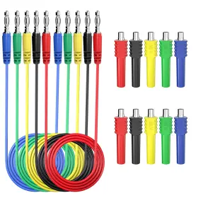 Goupchn P1043m Magnetic Test Leads Kit 4mm Banana To Plug With Conne