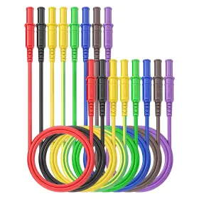 Goupchn P1140-1 4mm Safety Banana Plug To Test Leads 8pcs Straight Silicone Cable Wi Goupchn P1140-1 4mm Safety Banana Plug To Test Leads 8pcs Straight Silicone Cable Wi