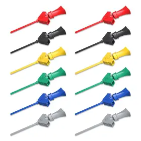 Goupchn P5003-12pcs-6c Smd Ic Test Hook Clip 12pcs 6 Colors For Logic Analyzer Electronic T
